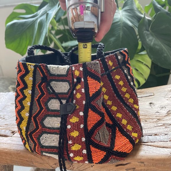 NEW Authentic Colombian Mochila Bead-embellished bag - Picture 2 of 2